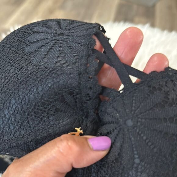 Juicy Couture Elegant Black Lace Bra Size 38DD NWOT - Picture 3 of 8
